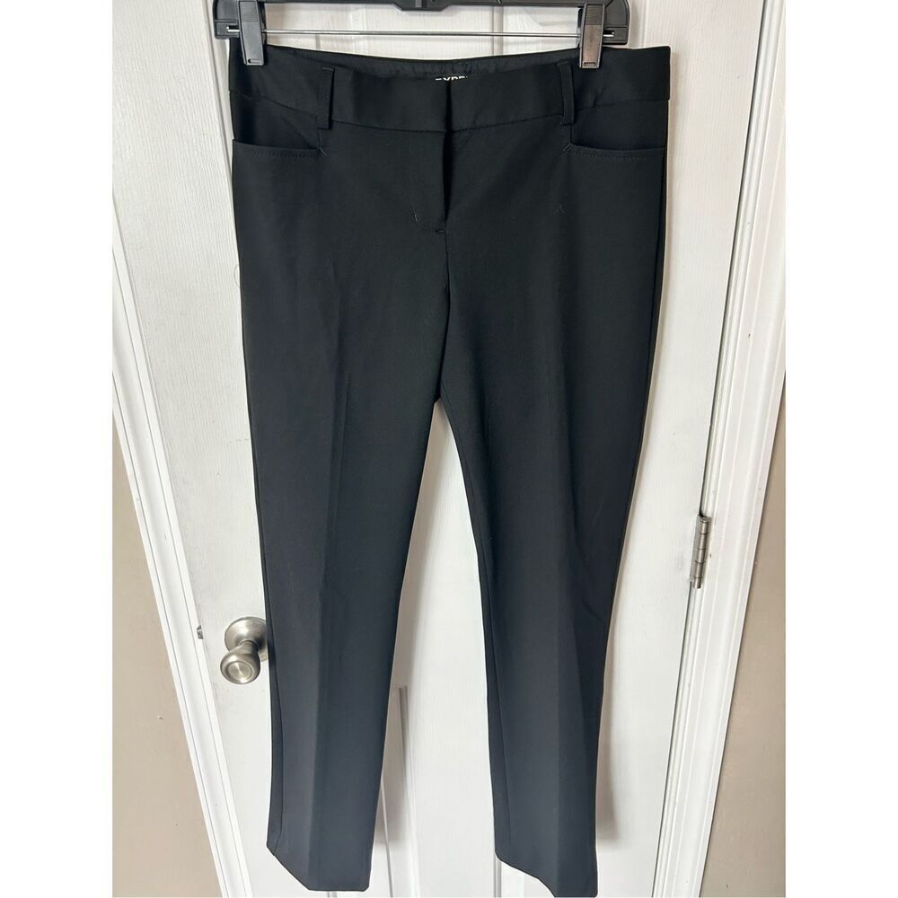 Express columnist black dress pants size 4R straight leg